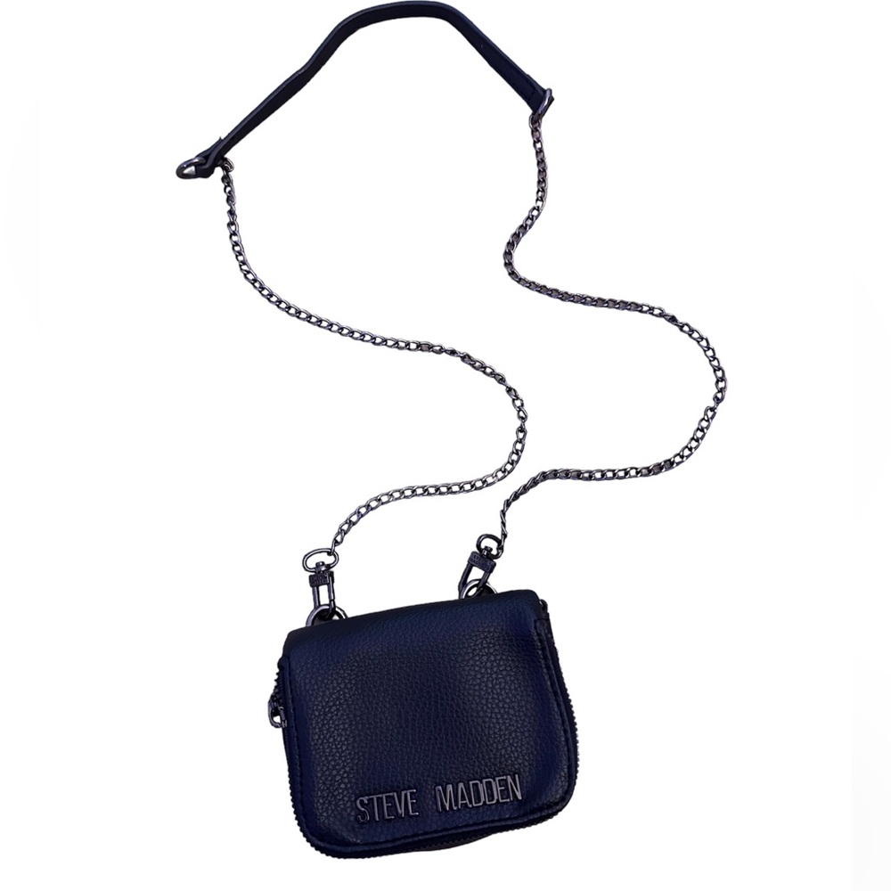 Steve Madden black Micro crossbody bag